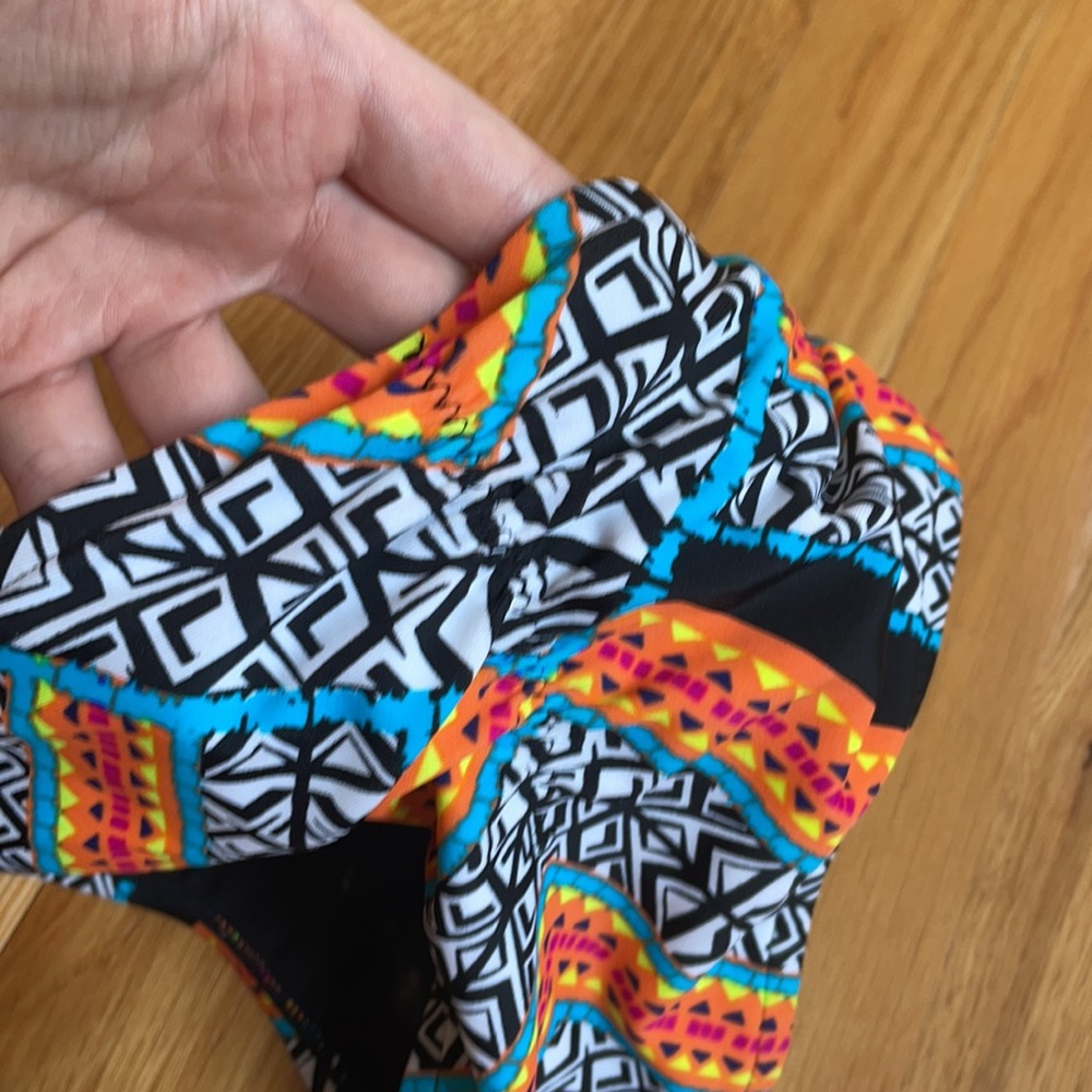 Nwot Rip Curl Multi-Color Rouged Bikini Bottom - image 4